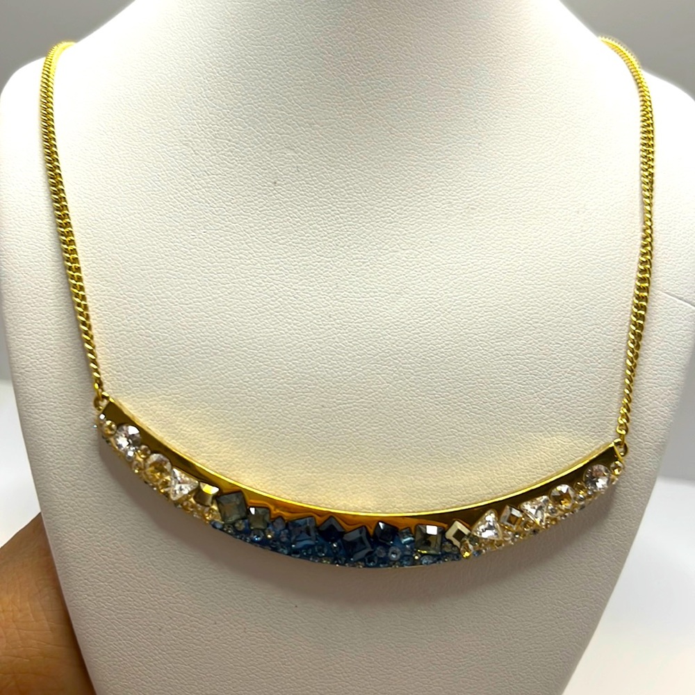 Swarovski freckle crystal necklace.